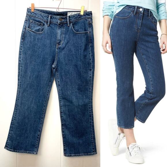 Treasure & Bond Praise Flare High Rise Crop Jeans Size 30 - Picture 1 of 13